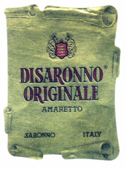 DISARONNO ORIGINALE AMARETTO SARONNO ITALY Logo (EUIPO, 07/20/1998)