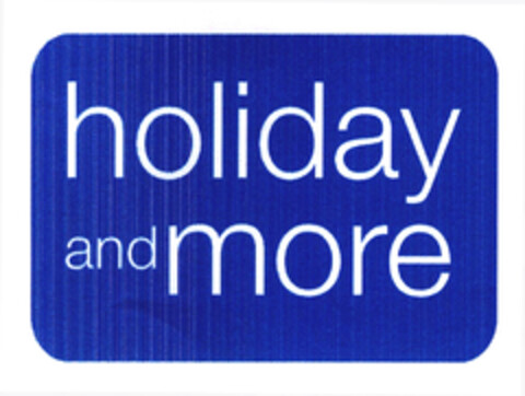 holiday and more Logo (EUIPO, 05/13/2003)