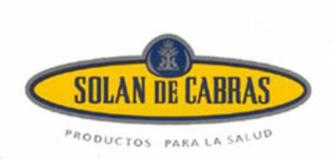 SOLAN DE CABRAS PRODUCTOS PARA LA SALUD Logo (EUIPO, 10/27/2003)