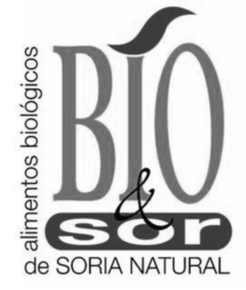 BIO & sor alimentos biológicos de SORIA NATURAL Logo (EUIPO, 06/06/2006)