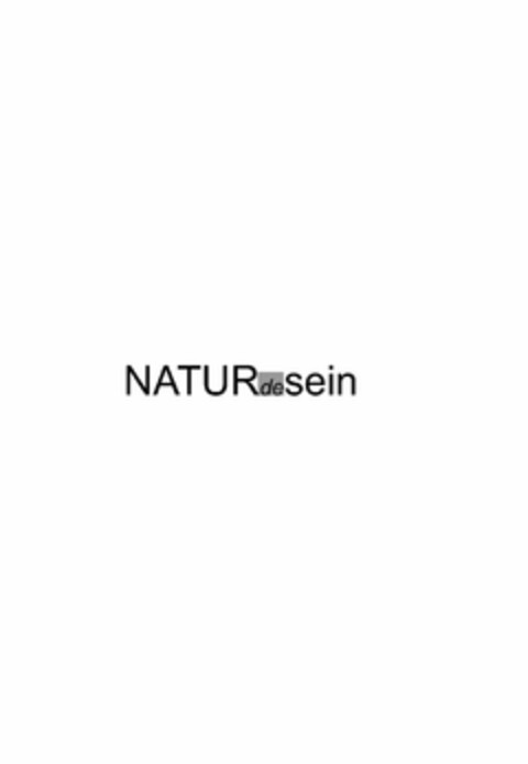 NATURdesein Logo (EUIPO, 08/31/2007)