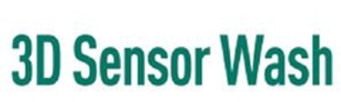 3D Sensor Wash Logo (EUIPO, 17.03.2009)