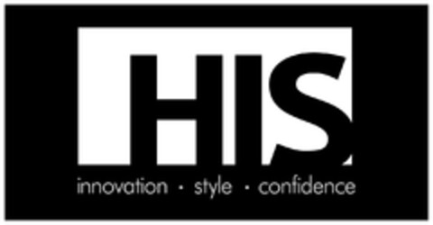 HIS   innovation   style   confidence Logo (EUIPO, 03.06.2010)