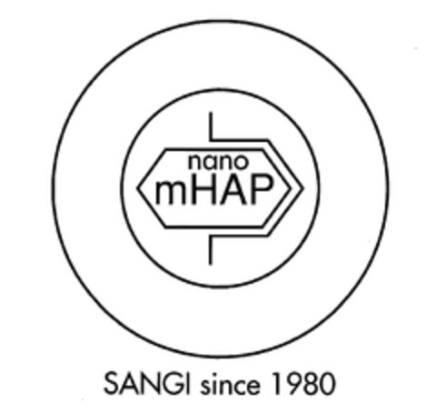 nano mHAP SANGI since 1980 Logo (EUIPO, 04/19/2011)