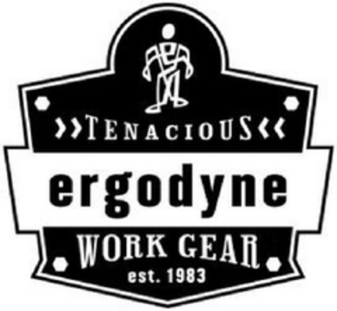 TENACIOUS ergodyne WORK GEAR est. 1983 Logo (EUIPO, 04/03/2013)