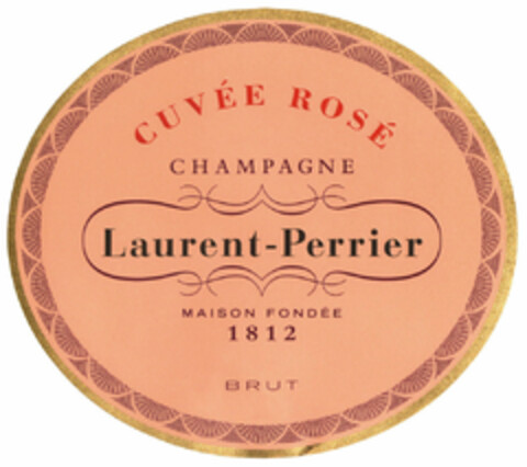 CUVÉE ROSÉ CHAMPAGNE Laurent-Perrier MAISON FONDÉE 1812 BRUT Logo (EUIPO, 26.02.2015)