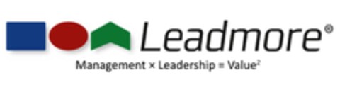 Leadmore Management x Leadership = Value² Logo (EUIPO, 07/08/2016)