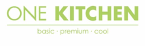 ONE KITCHEN basic premium cool Logo (EUIPO, 05.09.2016)