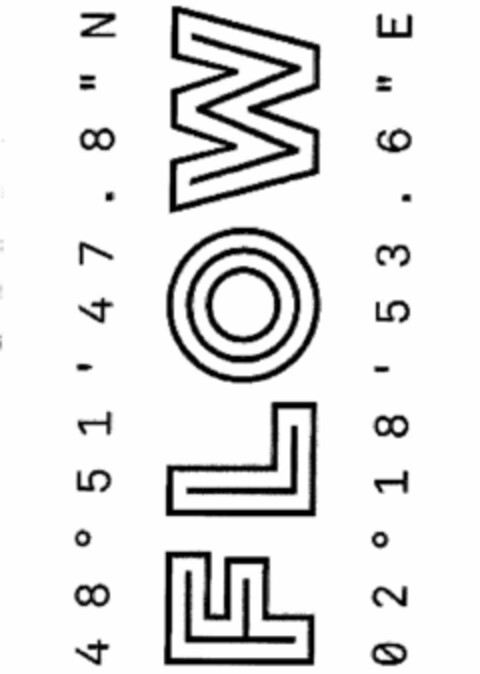 FLOW 48° 51' 47. 8" N. 02 ° 18' 53 . 6" E Logo (EUIPO, 14.09.2016)
