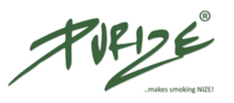 PURIZE ..makes smoking NIZE! Logo (EUIPO, 10.01.2017)