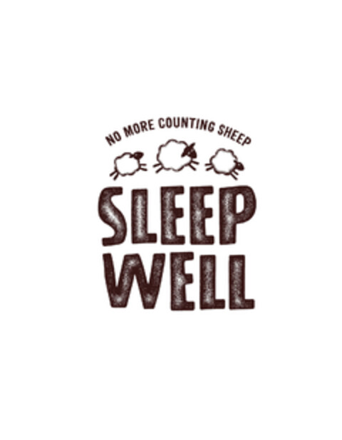 SLEEP WELL NO MORE COUNTING SHEEP Logo (EUIPO, 20.03.2018)