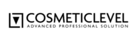 COSMETICLEVEL ADVANCED PROFESSIONAL SOLUTION Logo (EUIPO, 12/11/2019)