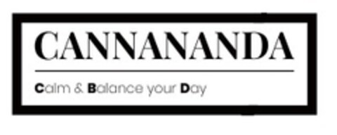 CANNANANDA CALM & BALANCE YOUR DAY Logo (EUIPO, 12/23/2019)