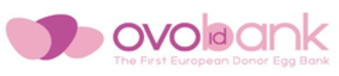 OVOBANK ID THE FIRST EUROPEAN DONOR EGG BANK Logo (EUIPO, 19.02.2020)