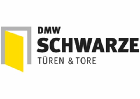 DMW SCHWARZE TÜREN & TORE Logo (EUIPO, 01.09.2021)