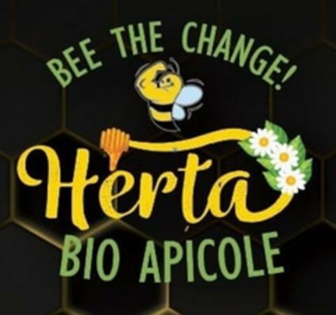 BEE THE CHANGE ! Herta BIO APICOLE Logo (EUIPO, 03/18/2024)