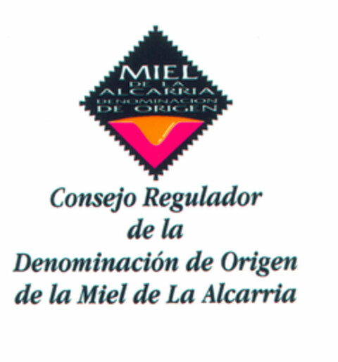 MIEL DE LA ALCARRIA DENOMINACION DE ORIGEN Consejo Regulador de la Denominación de Origen de la Miel de la Alcarria Logo (EUIPO, 11.03.1998)