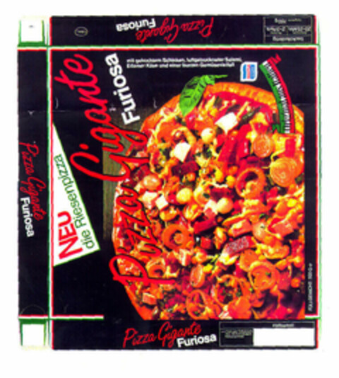 Pizza Gigante Furiosa Logo (EUIPO, 02.02.1998)