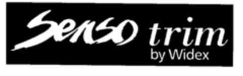 Senso trim by Widex Logo (EUIPO, 22.04.1998)