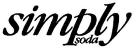simply soda Logo (EUIPO, 04.06.1999)