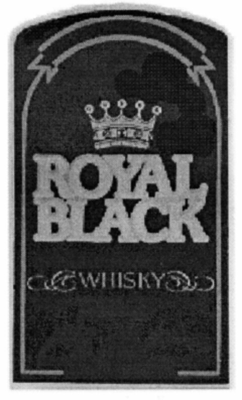 ROYAL BLACK WHISKY Logo (EUIPO, 08/25/1999)