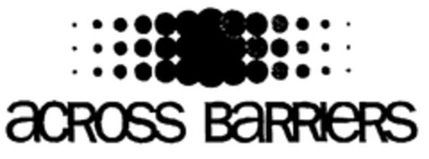 ACROSS BARRIERS Logo (EUIPO, 16.09.1999)