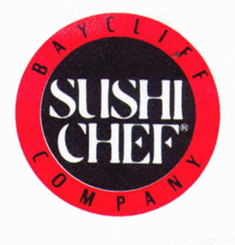 SUSHI CHEF BAYCLIFF COMPANY Logo (EUIPO, 06/06/2000)