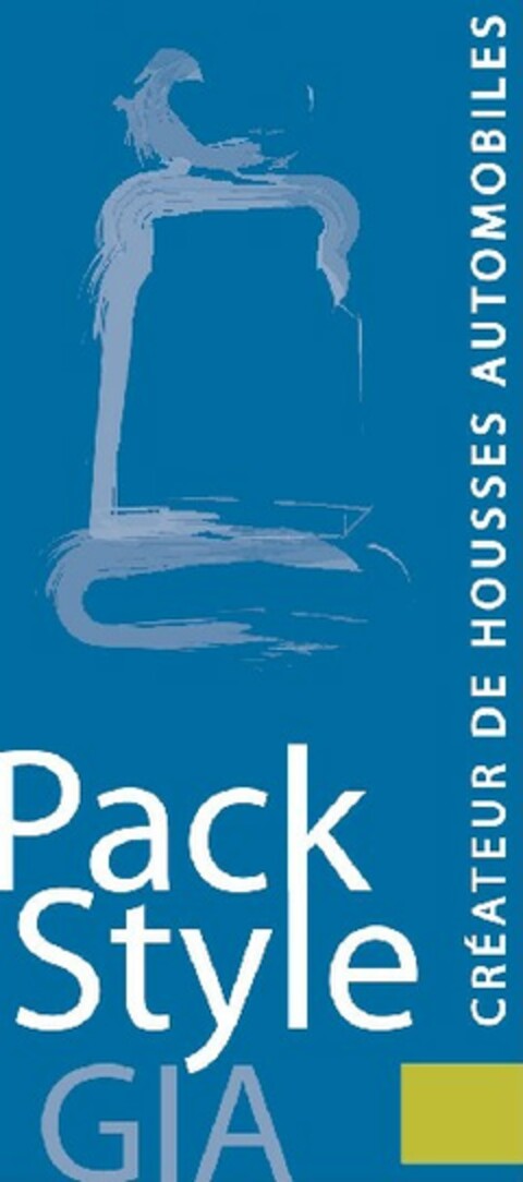 Pack Style GIA CRÉATEUR DE HOUSSES AUTOMOBILES Logo (EUIPO, 08/30/2004)