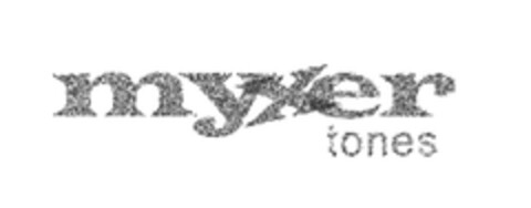 myxer tones Logo (EUIPO, 26.09.2006)