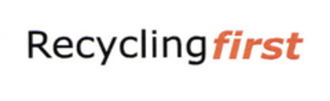 Recyclingfirst Logo (EUIPO, 17.01.2008)