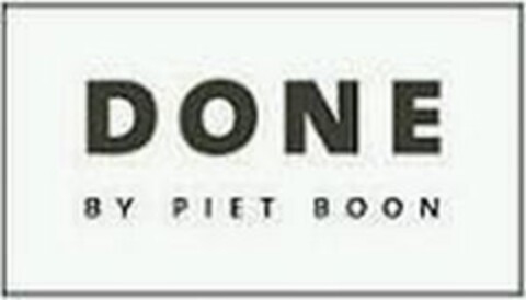 DONE BY PIET BOON Logo (EUIPO, 06.03.2008)