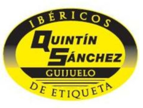 IBÉRICOS DE ETIQUETA QUINTÍN SÁNCHEZ GUIJUELO Logo (EUIPO, 05/22/2008)