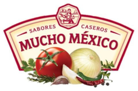 SABORES CASEROS MUCHO MÉXICO Logo (EUIPO, 06.10.2009)