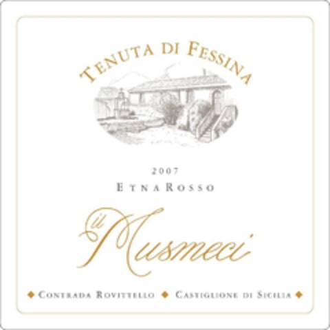 TENUTA DI FESSINA  2007 ETNA ROSSO il Musmeci CONTRADA ROVITTELLO CASTIGLIONE DI SICILIA Logo (EUIPO, 06/11/2009)