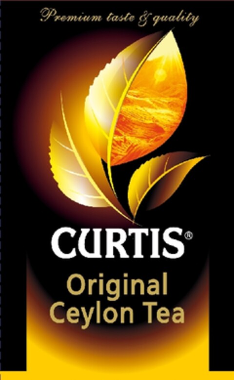 Premium taste & quality CURTIS Original Ceylon Tea Logo (EUIPO, 27.01.2012)