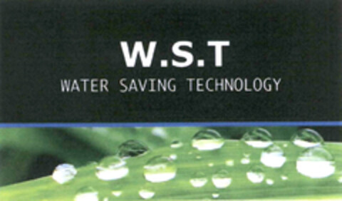W.S.T. WATER SAVING TECHNOLOGY Logo (EUIPO, 19.06.2012)