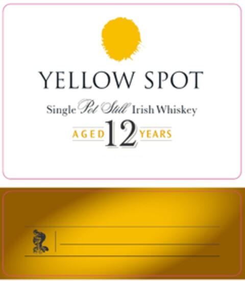 YELLOW SPOT - Single Pot Still Irish Whiskey - Aged 12 Years Logo (EUIPO, 09.10.2013)