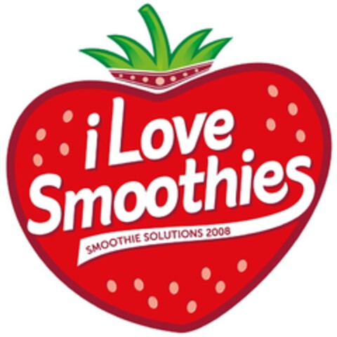 i Love Smoothies SMOOTHIE SOLUTIONS 2008 Logo (EUIPO, 09/05/2017)