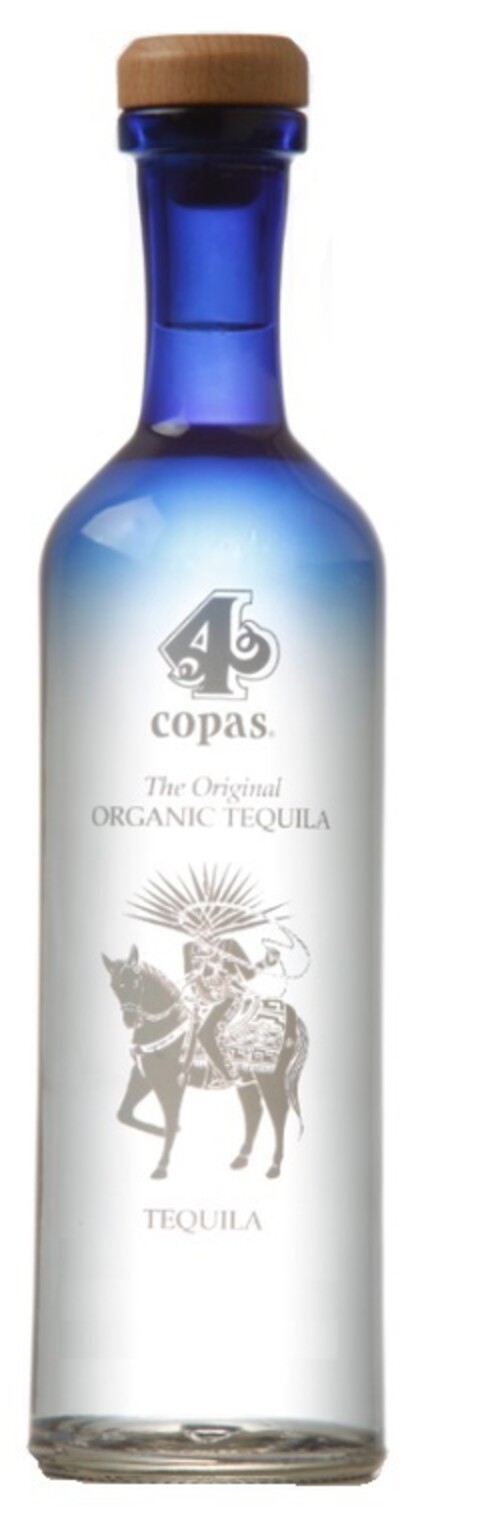 4 COPAS THE ORIGINAL ORGANIC TEQUILA Logo (EUIPO, 04.06.2019)