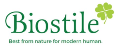Biostile Best from nature for modern human. Logo (EUIPO, 10.04.2020)