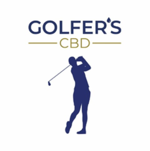 GOLFER'S CBD Logo (EUIPO, 01/19/2022)