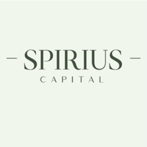 SPIRIUS CAPITAL Logo (EUIPO, 29.08.2022)