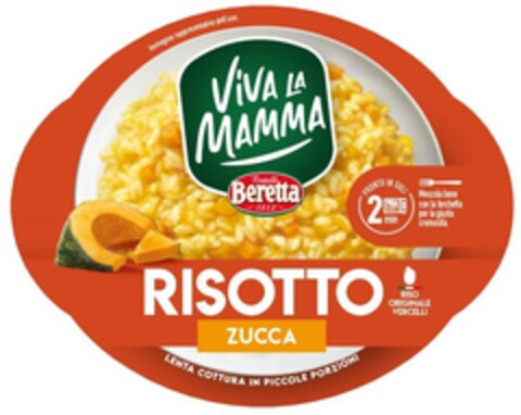 VIVA LA MAMMA Fratelli Beretta 1812 RISOTTO ZUCCA Logo (EUIPO, 09.10.2023)