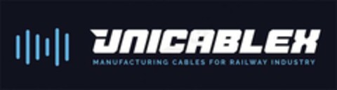 UNICABLEX MANUFACTURING CABLES FOR RAILWAY INDUSTRY Logo (EUIPO, 10.11.2023)