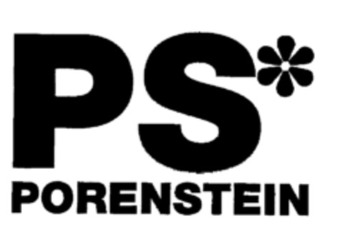 PS* PORENSTEIN Logo (EUIPO, 07/09/1996)