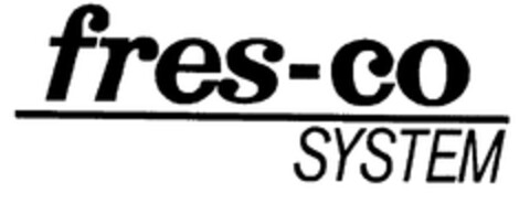 fres-co SYSTEM Logo (EUIPO, 10.05.2000)