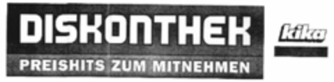 DISKONTHEK kika PREISHITS ZUM MITNEHMEN Logo (EUIPO, 17.10.2000)