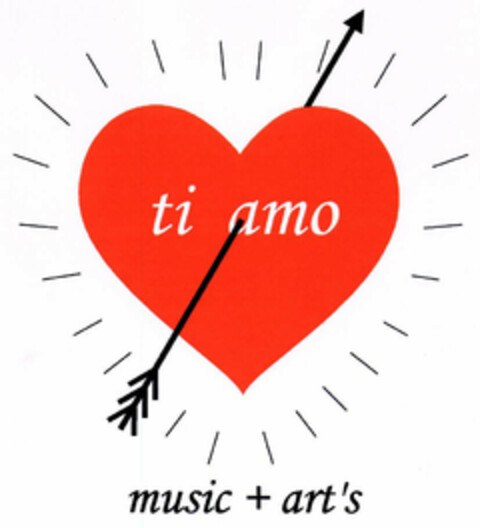 ti amo music + art's Logo (EUIPO, 04/09/2002)