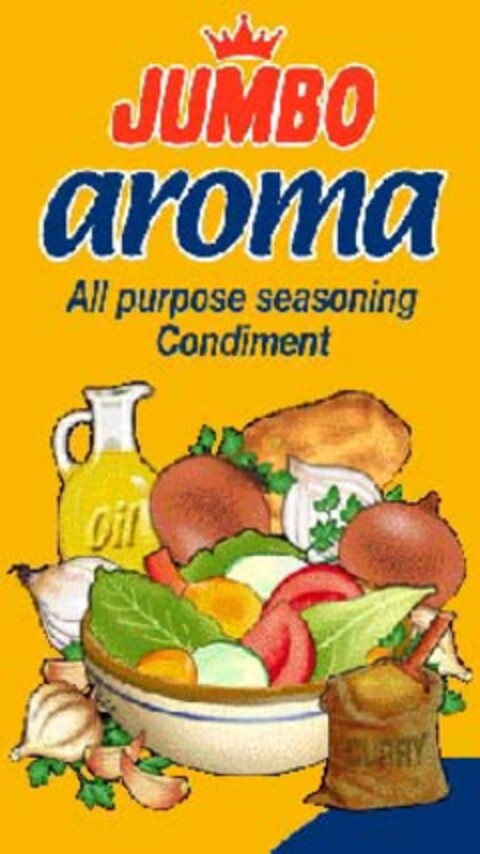 JUMBO aroma All purpose seasoning Condiment Logo (EUIPO, 12/19/2002)