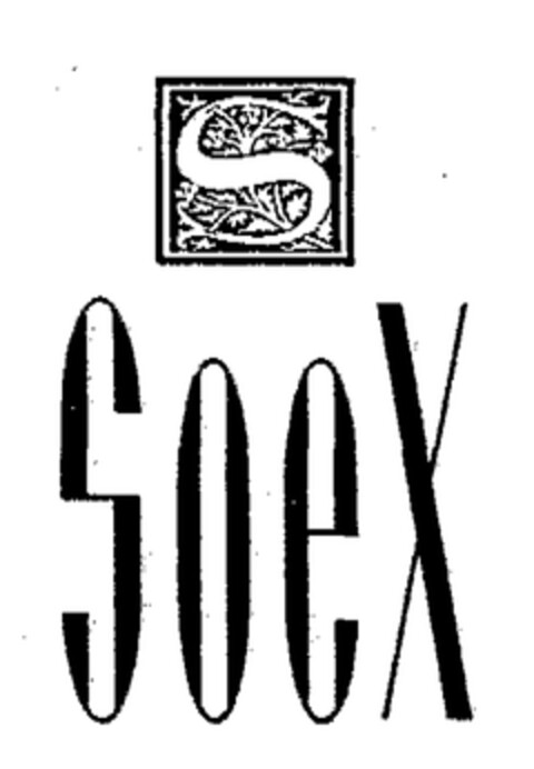 S SOEX Logo (EUIPO, 06.03.2003)